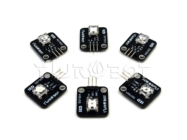 디바이스마트,LED/LCD > LED 인테리어조명 > LED 모듈,YwRobot,아두이노 하이플럭스 LED 모듈 6컬러 세트 [ELB050089],Voltage: 5V, Color: pink, red, yellow, green, blue, white