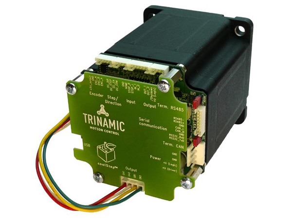 디바이스마트,기계/제어/로봇/모터 > 모터드라이버 > 스텝모터 드라이버 > 바이폴라 스텝모터 드라이버,Trinamic,스테핑모터드라이버 TMCM-1180-TMCL,바이폴라용 스테핑 모터드라이버 / 전압 : 18V ~ 55V / 전류 : 5.5A / 인터페이스 : CAN, RS-232, RS-485, USB / 크기 : L x W(86.00mm x 86.00mm) / Protocols:TMCL