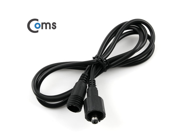 DC 5.5 전원 케이블(방수/연장), 1M 검정 [BUA047]