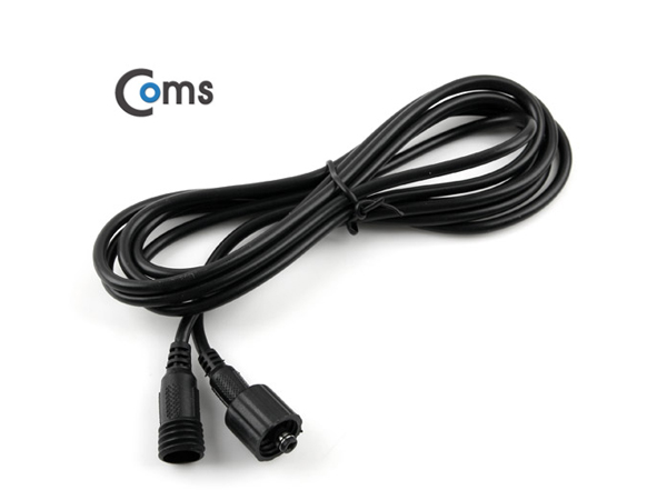 DC 5.5 전원 케이블(방수/연장), 2M 검정 [BUA048]