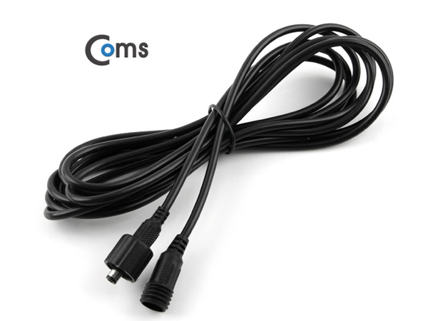 DC 5.5 전원 케이블(방수/연장), 3M 검정 [BUA049] 