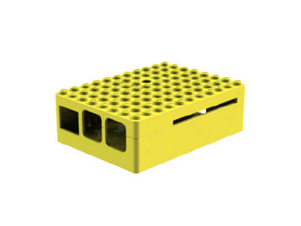 디바이스마트,오픈소스/코딩교육 > 라즈베리파이 > 케이스,,PiBlox 라즈베리파이3 케이스 Yellow / CBPIBLOX-YEL.,레고(LEGO) 타입 / 라즈베리파이 3B, 2B 및 B+ 호환 / 측면 슬롯을 통해서 I/O 커넥터 외부 연결 가능 / 라즈베리파이 카메라 렌즈용 홀 / ABS 재질