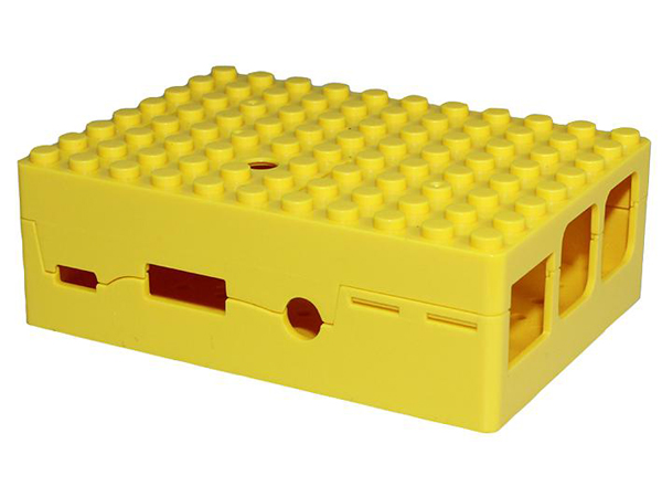 디바이스마트,오픈소스/코딩교육 > 라즈베리파이 > 라즈베리파이 케이스,,PiBlox 라즈베리파이3 케이스 Yellow / CBPIBLOX-YEL.,레고(LEGO) 타입 / 라즈베리파이 3B, 2B 및 B+ 호환 / 측면 슬롯을 통해서 I/O 커넥터 외부 연결 가능 / 라즈베리파이 카메라 렌즈용 홀 / ABS 재질
