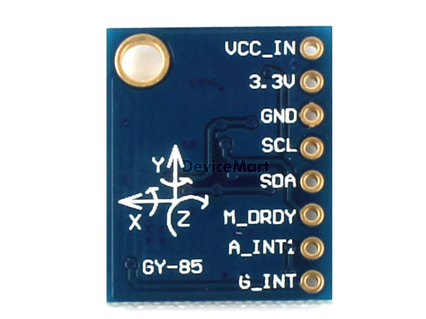 디바이스마트,MCU보드/전자키트 > 센서모듈 > IMU/AHRS(9축 이상),SZH,GY-85 9축 IMU 센서 모듈 [SZH-EK065],ITG3205(3축 자이로) +ADXL345(3축 가속도)+HMC5883L(3축 지자기)센서가 합쳐진 9축 IMU모듈입니다.