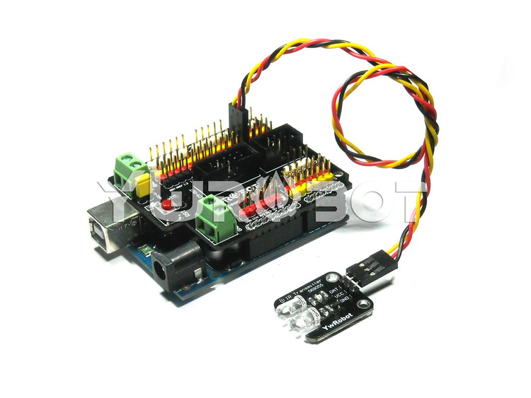 디바이스마트,MCU보드/전자키트 > 센서모듈 > 라이다/거리/초음파/라인 > 적외선(IR)/라인센서,YwRobot,아두이노 더블헤드 적외선 송신 센서모듈 [ELB030103],최대 송신거리: 3M, 아두이노와 호환되는 적외선 송신 모듈입니다.