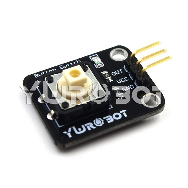 디바이스마트,오픈소스/코딩교육 > 아두이노 > 아두이노 스위치/릴레이모듈,YwRobot,아두이노 버튼 스위치 모듈 (흰색) [ELB060677],아두이노와 호환되는 버튼 스위치 모듈입니다. 캡 포함. 동작확인을 위한 칩LED가 결합되어 있습니다.