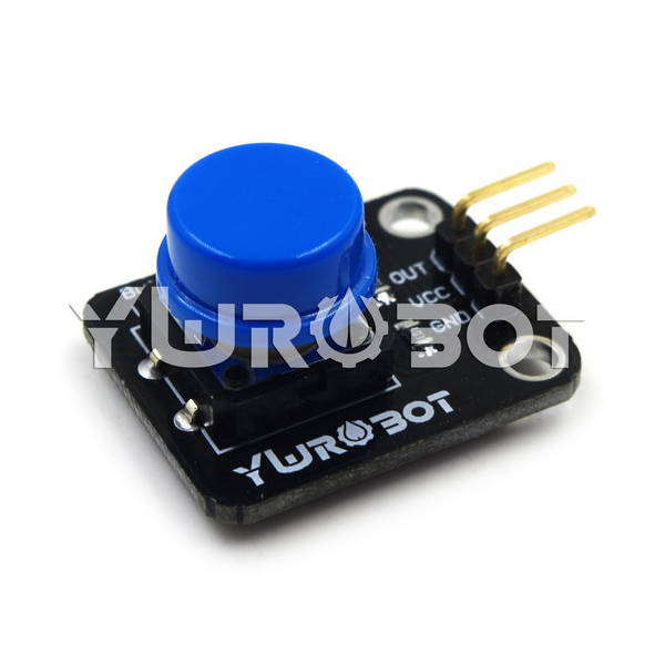 디바이스마트,오픈소스/코딩교육 > 아두이노 > 아두이노 스위치/릴레이모듈,YwRobot,아두이노 버튼 스위치 모듈 (파랑) [ELB060676],아두이노와 호환되는 버튼 스위치 모듈입니다. 캡 포함. 동작확인을 위한 칩LED가 결합되어 있습니다.
