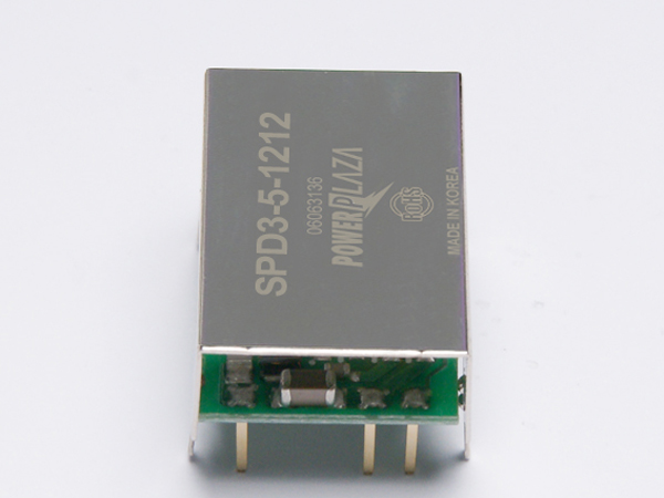 디바이스마트,전원/파워/배터리 > DC-DC 컨버터 모듈 > 승압형 모듈(실장, 절연 스위칭),Power Plaza,SPD3-5-1212,실장형 / 고정출력전압 / 2chch 출력 / 승압형 3W 절연 스위칭 컨버터 / 전압반전출력 / 입력전압 : 4.5V~9V / 출력전압 : 12V / 반전출력 : -12V / 출력전류 : 130mA / 변환효율 : 최대 81% / 절연전압 : 500V / 입력단자 : 스루홀 핀 / 출력단자 : 스루홀 핀 / 패키지 : PCB