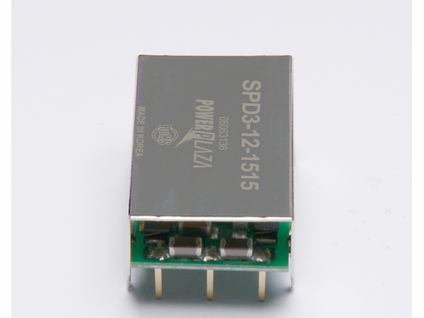 디바이스마트,전원/파워/배터리 > DC-DC 컨버터 모듈 > 승압형 모듈(실장, 절연 스위칭),Power Plaza,SPD3-12-1515,실장형 / 고정출력전압 / 2chch 출력 / 승압형 3W 절연 스위칭 컨버터 / 전압반전출력 / 입력전압 : 9V~18V / 출력전압 : 15V / 반전출력 : -15V / 출력전류 : 100mA / 변환효율 : 최대 83% / 절연전압 : 500V / 입력단자 : 스루홀 핀 / 출력단자 : 스루홀 핀 / 패키지 : PCB