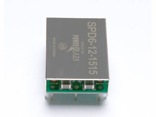 디바이스마트,전원/파워/배터리 > DC-DC 컨버터 모듈 > 승압형 모듈(실장, 절연 스위칭),Power Plaza,SPD6-12-1515,실장형 / 고정출력전압 / 2chch 출력 / 승압형 6W 절연 스위칭 컨버터 / 전압반전출력 / 입력전압 : 9V~8V / 출력전압 : 15V / 반전출력 : -15V / 출력전류 : 200mA / 변환효율 : 최대 85% / 절연전압 : 500V / 입력단자 : 스루홀 핀 / 출력단자 : 스루홀 핀 / 패키지 : PCB