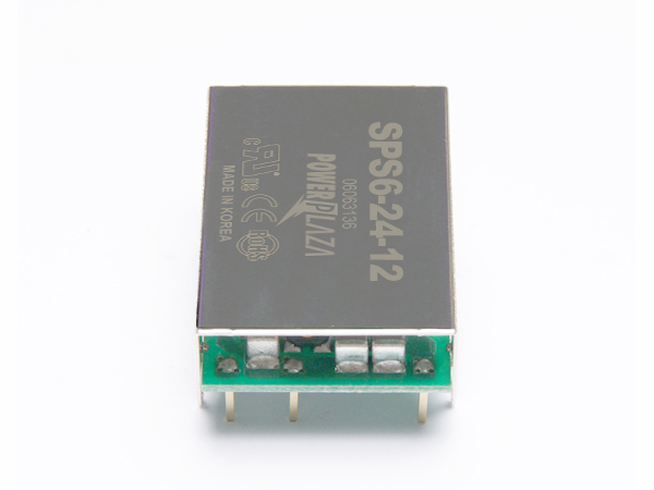 디바이스마트,전원/파워/배터리 > DC-DC 컨버터 모듈 > 강하형 모듈(실장) > 절연 스위칭 모듈,Power Plaza,SPS6-24-12,실장형 / 고정출력전압 / 1chch 출력 / 강하형 6W 절연 스위칭 컨버터 / 입력전압 : 18V~36V / 출력전압 : 12V / 출력전류 : 500mA / 변환효율 : 최대 82% / 절연전압 : 500V / 입력단자 : 스루홀 핀 / 출력단자 : 스루홀 핀 / 패키지 : PCB