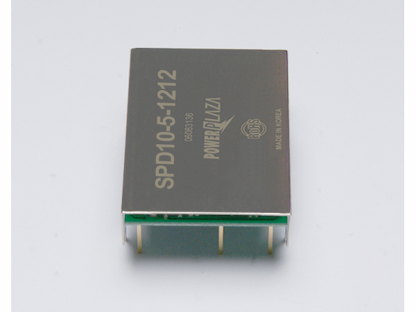디바이스마트,전원/파워/배터리 > DC-DC 컨버터 모듈 > 승압형 모듈(실장, 절연 스위칭),Power Plaza,SPD10-5-1212,실장형 / 고정출력전압 / 2chch 출력 / 승압형 10W 절연 스위칭 컨버터 / 전압반전출력 / 입력전압 : 4.5V~9V / 출력전압 : 12V / 반전출력 : -12V / 출력전류 : 350mA / 변환효율 : 최대 84% / 절연전압 : 500V / 입력단자 : 스루홀 핀 / 출력단자 : 스루홀 핀 / 패키지 : PCB