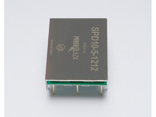 디바이스마트,전원/파워/배터리 > DC-DC 컨버터 모듈 > 승압형 모듈(실장, 절연 스위칭),Power Plaza,SPD10-5-1212,실장형 / 고정출력전압 / 2chch 출력 / 승압형 10W 절연 스위칭 컨버터 / 전압반전출력 / 입력전압 : 4.5V~9V / 출력전압 : 12V / 반전출력 : -12V / 출력전류 : 350mA / 변환효율 : 최대 84% / 절연전압 : 500V / 입력단자 : 스루홀 핀 / 출력단자 : 스루홀 핀 / 패키지 : PCB