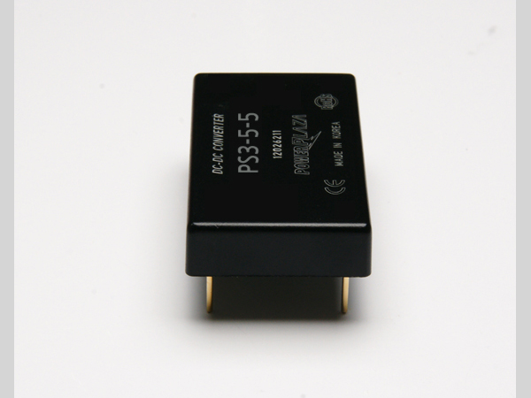 디바이스마트,전원/파워/배터리 > DC-DC 컨버터 모듈 > 정전압 모듈(실장, 절연 스위칭),Power Plaza,PS3-5-5,실장형 / 고정출력전압 / 1chch 출력 / 정전압 3W 절연 스위칭 컨버터 / 입력전압 : 4.5V~7.2V / 출력전압 : 5V / 출력전류 : 600mA / 변환효율 : 최대 68% / 절연전압 : 500V / 스위칭 주파수 : 300kHz / 입력단자 : 스루홀 핀 / 출력단자 : 스루홀 핀 / 패키지 : 밀폐형 모듈