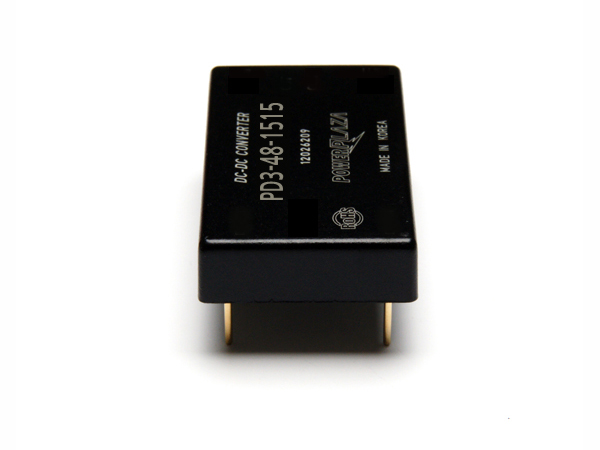 디바이스마트,전원/파워/배터리 > DC-DC 컨버터 모듈 > 강하형 모듈(실장) > 절연 스위칭 모듈,Power Plaza,PD3-48-1515,실장형 / 고정출력전압 / 2chch 출력 / 강하형 3W 절연 스위칭 컨버터 / 전압반전출력 / 입력전압 : 32V~63V / 출력전압 : 15V / 반전출력 : -15V / 출력전류 : 100mA / 변환효율 : 최대 78% / 절연전압 : 500V / 스위칭 주파수 : 300kHz / 입력단자 : 스루홀 핀 / 출력단자 : 스루홀 핀 / 패키지 : 밀폐형 모듈