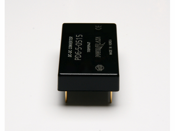 디바이스마트,전원/파워/배터리 > DC-DC 컨버터 모듈 > 승압형 모듈(실장, 절연 스위칭),Power Plaza,PD6-5-0515,실장형 / 고정출력전압 / 2chch 출력 / 승압형 6W 절연 스위칭 컨버터 / 입력전압 : 4.5V~7.2V / 출력전압 : 5V, 15V / 출력전류 : 800mA / 변환효율 : 최대 68% / 절연전압 : 500V / 스위칭 주파수 : 300kHz / 입력단자 : 스루홀 핀 / 출력단자 : 스루홀 핀 / 패키지 : 밀폐형 모듈