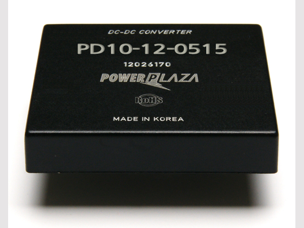 디바이스마트,전원/파워/배터리 > DC-DC 컨버터 모듈 > 강하형 모듈(실장) > 절연 스위칭 모듈,Power Plaza,PD10-12-0515,실장형 / 고정출력전압 / 2chch 출력 / 강하형 10W 절연 스위칭 컨버터 / 전압반전출력 / 입력전압 : 8V~16.5V / 출력전압 : 5V / 반전출력 : -5V / 출력전류 : 320mA / 변환효율 : 최대 85% / 절연전압 : 500V / 스위칭 주파수 : 300kHz / 입력단자 : 스루홀 핀 / 출력단자 : 스루홀 핀 / 패키지 : 밀폐형 모듈