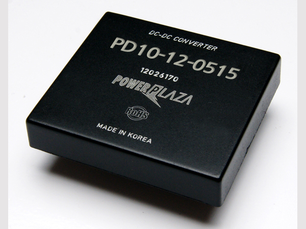 디바이스마트,전원/파워/배터리 > DC-DC 컨버터 모듈 > 강하형 모듈(실장) > 절연 스위칭 모듈,Power Plaza,PD10-12-0515,실장형 / 고정출력전압 / 2chch 출력 / 강하형 10W 절연 스위칭 컨버터 / 전압반전출력 / 입력전압 : 8V~16.5V / 출력전압 : 5V / 반전출력 : -5V / 출력전류 : 320mA / 변환효율 : 최대 85% / 절연전압 : 500V / 스위칭 주파수 : 300kHz / 입력단자 : 스루홀 핀 / 출력단자 : 스루홀 핀 / 패키지 : 밀폐형 모듈