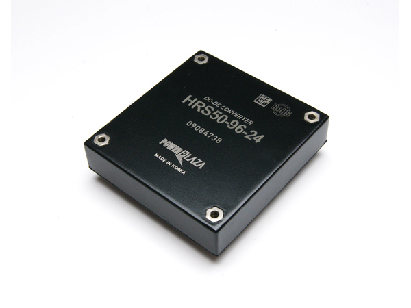 디바이스마트,전원/파워/배터리 > DC-DC 컨버터 모듈 > 강하형 모듈(실장) > 절연 스위칭 모듈,Power Plaza,HRS50-96-24,실장형 / 고정출력전압 / 1ch 출력 / 강하형 50.4W 절연 스위칭 컨버터 / 입력전압 : 65V~150V / 출력전압 : 24V / 출력전류 : 2.1A / 변환효율 : 최대 87% / 절연전압 : 1500V / 스위칭 주파수 : 300kHz / 입력단자 : 스루홀 핀 / 출력단자 : 스루홀 핀 / 패키지 : 밀폐형 모듈