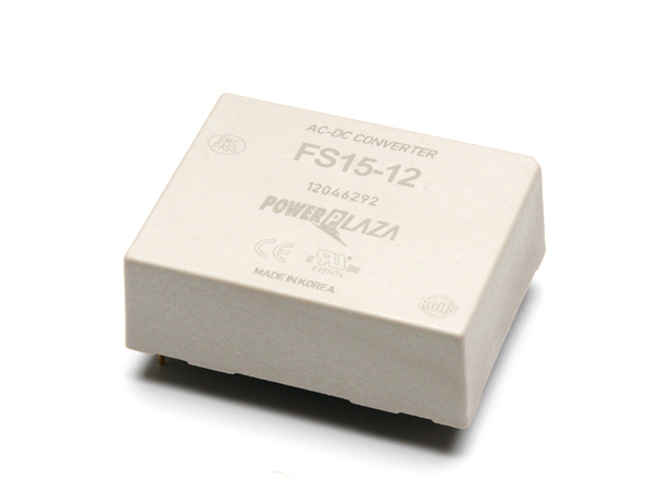 디바이스마트,전원/파워/배터리 > SMPS > On-Board 타입 > 1채널 (Single),Power Plaza,FS15-12,On board 타입 1채널 15W SMPS / 출력전압 : 12V / 출력전류 : 1.3A / 입력전압 : AC 85~264V / 변환효율 : 78% / Power Plaza