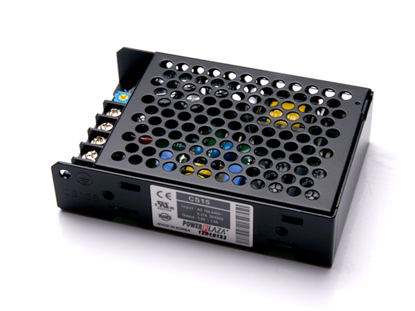 디바이스마트,전원/파워/배터리 > SMPS > Enclosure 타입 > 1채널 (Single),Power Plaza,CS15-5,Enclosure 타입 1채널 15W SMPS / 출력전압 : 5V / 출력전류 : 3A / 입력전압 : AC 90~264V / 변환효율 : 71% / Power Plaza