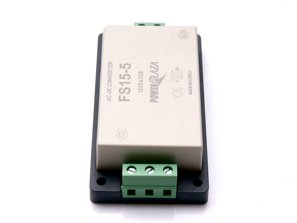 디바이스마트,전원/파워/배터리 > SMPS > Enclosure 타입 > 1채널 (Single),Power Plaza,FS15-5C,Enclosure 타입 1채널 15W SMPS / 출력전압 : 5V / 출력전류 : 3A / 입력전압 : AC 85~264V / 변환효율 : 75% / Power Plaza