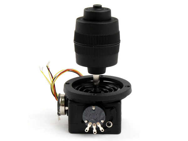 디바이스마트,스위치/부저/전기부품 > 스위치 > 조이스틱 스위치,(주)엔티렉스,조이스틱 D400X-R4,버튼이 있는 조이스틱 입니다.  10KΩ 부드럽게 회전을 제어합니다.