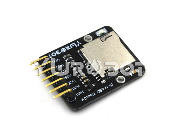 디바이스마트,오픈소스/코딩교육 > 아두이노 > 기타모듈,YwRobot,아두이노 MicroSD 카드 소켓 모듈 [ELB060505],아두이노및 라즈베리파이와 호환되는 MicroSD 카드 소켓 모듈 입니다.