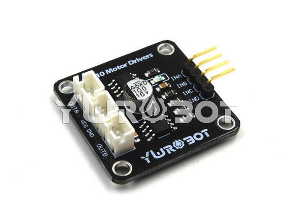 디바이스마트,오픈소스/코딩교육 > 아두이노 > 아두이노 모터/드라이버모듈,YwRobot,L9110 Dual DC 모터 드라이버 모듈 [ELB060413],아두이노 호환 / 2 개의 소형 DC 모터를 구동 / 소형 로봇, 스마트카에 활용 / 칩: L9110 / 전압: 5-12V / 사이즈: 31.5 * 31.5mm