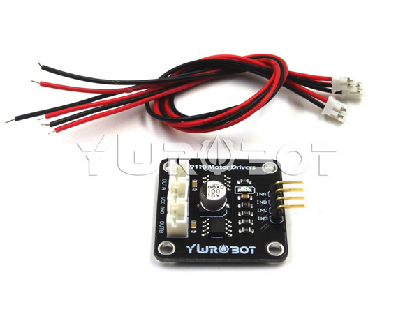 디바이스마트,오픈소스/코딩교육 > 아두이노 > 아두이노 모터/드라이버모듈,YwRobot,L9110 Dual DC 모터 드라이버 모듈 [ELB060413],아두이노 호환 / 2 개의 소형 DC 모터를 구동 / 소형 로봇, 스마트카에 활용 / 칩: L9110 / 전압: 5-12V / 사이즈: 31.5 * 31.5mm