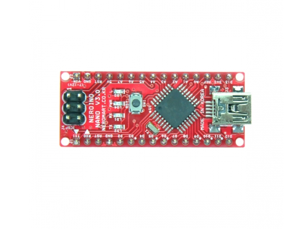 디바이스마트,오픈소스/코딩교육 > 아두이노 > 아두이노 호환보드,AVRMALL,NEROINO NANO V3.0 (NER-13923),네로이노 나노 V3.0 (아두이노 나노 V3.0호환), atmega328p 장착, USB 미니 5핀 케이블 사용