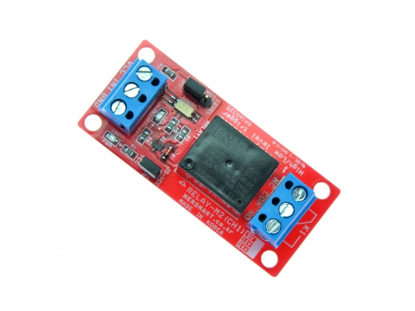 디바이스마트,MCU보드/전자키트 > 전원/신호/저장/응용 > 릴레이,AVRMALL,RELAY-M2(CH1)-12V (NER-13706),1 채널 릴레이모듈- 12V, 트리거 LOW/HIGH점퍼로 선택가능, 절연회로 적용