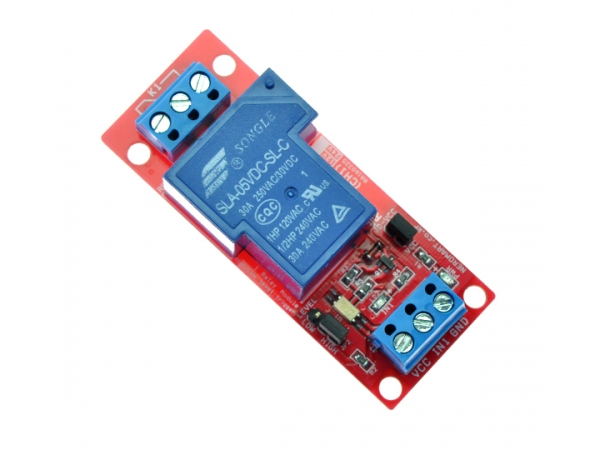 디바이스마트,MCU보드/전자키트 > 전원/신호/저장/응용 > 릴레이,AVRMALL,[NER-13709] RELAY-20A(CH1)-5V (1CH Relay Module) 버전A,1 채널 릴레이모듈- 5V/30A, 트리거 LOW/HIGH점퍼로 선택가능, 절연회로 적용