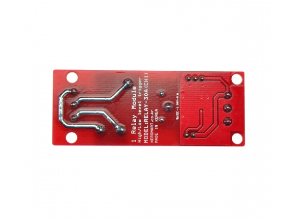 디바이스마트,MCU보드/전자키트 > 전원/신호/저장/응용 > 릴레이,AVRMALL,[NER-13709] RELAY-20A(CH1)-5V (1CH Relay Module) 버전A,1 채널 릴레이모듈- 5V/30A, 트리거 LOW/HIGH점퍼로 선택가능, 절연회로 적용
