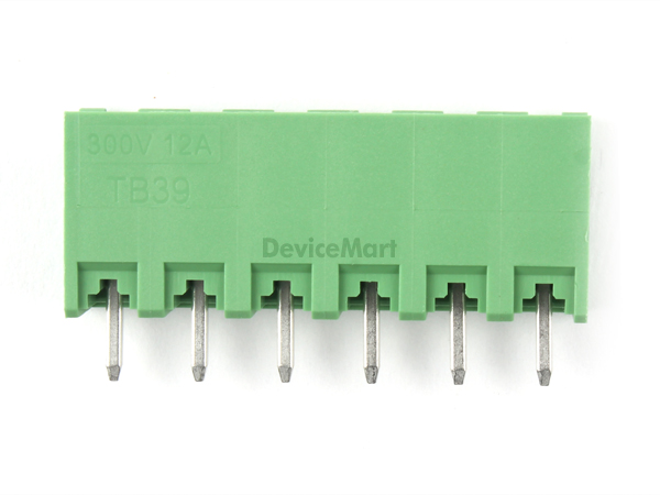 디바이스마트,커넥터/PCB > 터미널블럭 > DINKLE > TB39V(플러그&헤더타입),DINKLE,TB39V-06P (6핀),핀간격 5.08mm / 전압 300V / 전류 12A / 플러그&헤더타입 / TB37-06P (6핀) 과 함께 사용