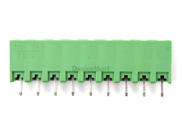 디바이스마트,커넥터/PCB > 터미널블럭 > DINKLE > TB39V(플러그&헤더타입),DINKLE,TB39V-09P (9핀),핀간격 5.08mm / 전압 300V / 전류 12A / 플러그&헤더타입 / TB37-09P (9핀) 과 함께 사용