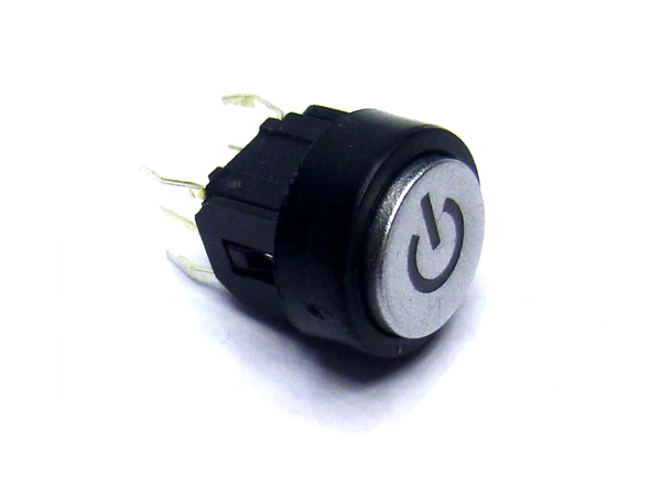 디바이스마트,스위치/부저/전기부품 > 스위치 > 푸쉬버튼 스위치 > 조광형 스위치,SZ-JINXI,LED 택트스위치 TS2 (블루),푸쉬 스위치 / 전원 버튼 모양의 블루 색상 조광형 스위치 입니다. LED 백라이트 / 전원 로고