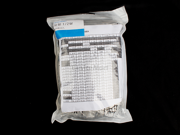 디바이스마트,RLC/수동소자 > (R) 저항 > 저항 샘플키트 > 막대저항 키트,NT-KIT,1/2W 1% 저항 150종 키트 [NT-KIT-R009],불황에 맞서다!  NT-봉지키트 시리즈. 간편한 비닐 포장으로 가격 거품을 뺀 저가형 키트입니다. 1/2W 1% 저항 150종을 각 10개씩 담은 키트입니다. 0.1Ω ~ 22MΩ