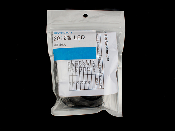 디바이스마트,RLC/수동소자 > 엔지니어 샘플키트 > LED 키트 > 칩LED 키트,NT-KIT,2012 칩LED 6COLOR 키트 [NT-KIT-LED03],불황에 맞서다!  NT-봉지키트 시리즈. 간편한 비닐 포장으로 가격 거품을 뺀 저가형 키트입니다.