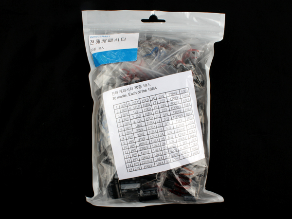 디바이스마트,RLC/수동소자 > 엔지니어 샘플키트 > 캐패시터 키트 > 전해캐패시터 키트,NT-KIT,전해캐패시터 30종 샘플키트 [NT-KIT-C009],불황에 맞서다!  NT-봉지키트 시리즈. 간편한 비닐 포장으로 가격 거품을 뺀 저가형 키트입니다.