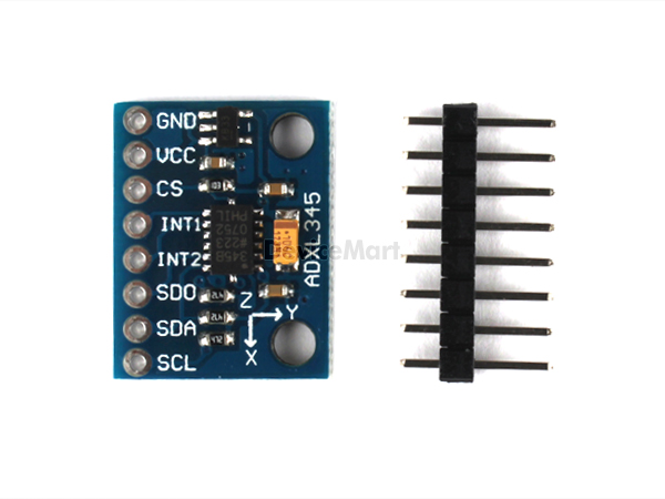 디바이스마트,MCU보드/전자키트 > 센서모듈 > 가속도/자이로/지자기센서 > 가속도센서,SZH,ADXL345 3축 가속도 센서모듈 GY-291 [SZH-EK081],아두이노와 호환되는 IIC / SPI 통신의 ADXL345 3축 가속도 센서 모듈 입니다.