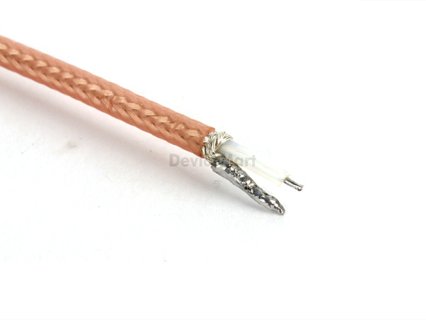 디바이스마트,케이블/전선 > PC/네트워크/통신 케이블 > 동축 RF 케이블,SZH-RA,RP-SMA Jack to cut RG316 cable-15cm [SZH-RA024],RF Cable assembly / SMA 오른나사 / 임피던스 50옴 / 케이블 직경 2.5mm / 케이블 길이 : 15cm (±1~2cm)