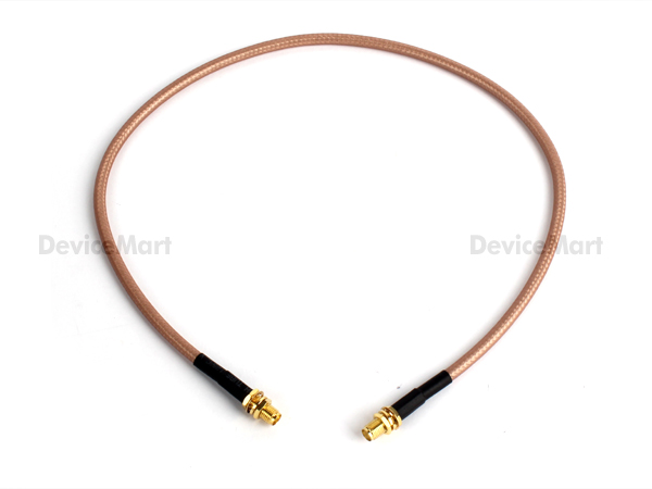 SMA Jack to SMA Jack, RG142 cable-50cm [SZH-RA022]
