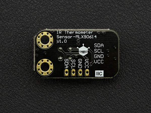 디바이스마트,MCU보드/전자키트 > 센서모듈 > 온도/습도 > 온도센서,DFROBOT,MLX90614 적외선 온도 센서 [SEN0206],적외선 에너지와 파장 분포를 감지하여 표면 온도를 측정 합니다. 측정 모듈은 MLX90614 입니다. 17 Bit ADC 및 DSP 디바이스이며 정확하고 신뢰 할 수있는 데이터를 지원 합니다. / 재고소진시 납기 1주