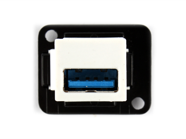 디바이스마트,커넥터/PCB > 플러그/잭 > 매입형 소켓 > 키스톤잭/패널마운트,LY-LINK,D Type Keystone USB 3.0 Female To Female Connector,D 타입 키스톤잭 / USB 3.0 FEMALE / 재고 소진시 해외수입상품으로 7일이상 소요되는 상품입니다.