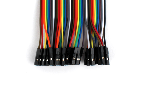 디바이스마트,케이블/전선 > 점퍼/하네스/악어/바나나 > 점퍼 와이어/케이블,,테스트[CH254] 소켓 점퍼 케이블 40P (칼라) (F/F) 20cm,40핀 테스트 소켓 점퍼 케이블 / F-F 타입 / 2.54mm 커넥터 / 길이 : 20cm