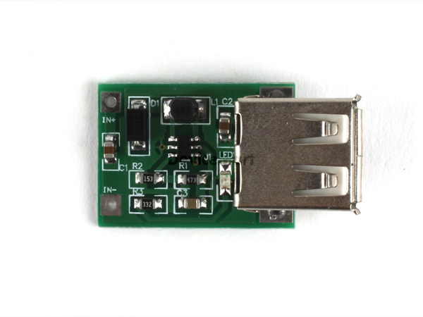 디바이스마트,MCU보드/전자키트 > 전원/신호/저장/응용 > 레벨컨버터/전압관리,SZH,승압형 DC-DC 5V 600mA USB 모바일 충전 모듈 [SZH-PWBU-030],부스트(BOOST) / Step-Up / 0.9V ~ 5V의 DC 입력을 5V 600mA(최대)의 USB(Female) 출력으로 변환 / 변환 효율 최대 96% / 25mm * 18mm (PCB 사이즈) / LED 인디케이터