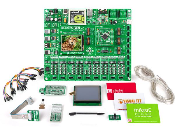 STM32 마이크로 랩 -개발보드/컴파일러 및 모듈 키트 (mikroLAB for STM32)
