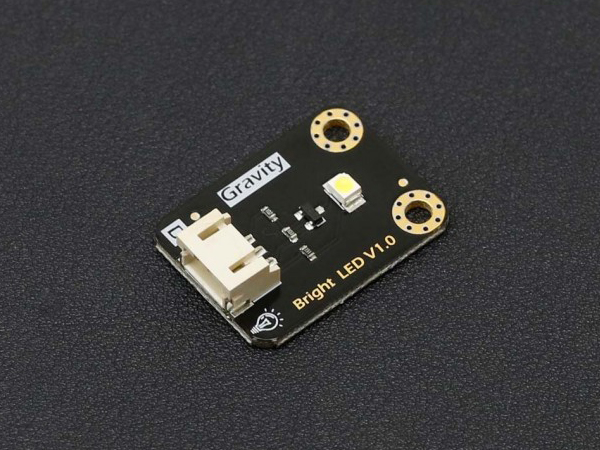 디바이스마트,오픈소스/코딩교육 > 아두이노 > 아두이노 LED/LCD모듈,DFROBOT,LED 고휘도 모듈 (Bright LED Module) [DFR0438],DFRobot gravity 3-Pin 시리즈와 호환되며, 플러그 앤 플레이 실행이 가능합니다.  작동 전압 : 5V DC, 동작전류 : 20mA (Max), 크기 : 30*22(mm)