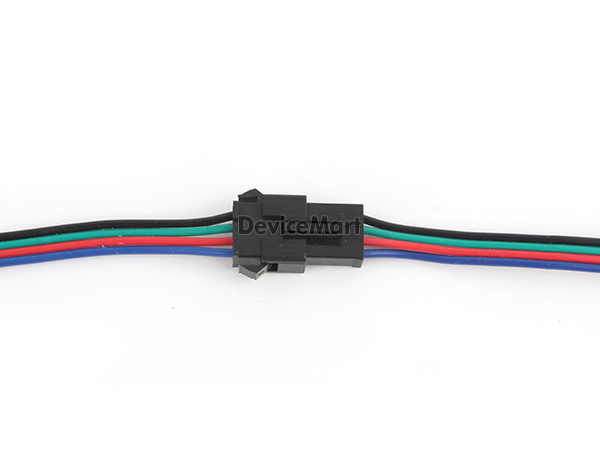 디바이스마트,LED/LCD > LED 악세사리 > 전기배선용품,SZH-CN,LED용 SM 전력케이블 4P (FEMALE) [SZH-LC017],AWG22의 굵은선을 사용한 LED 연결용 케이블입니다.